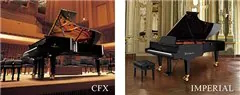 Deux pianos de concert enregistrés